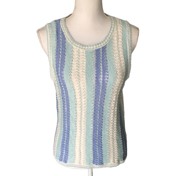 Hem & Thread Tops - Hem & Thread blue striped Top